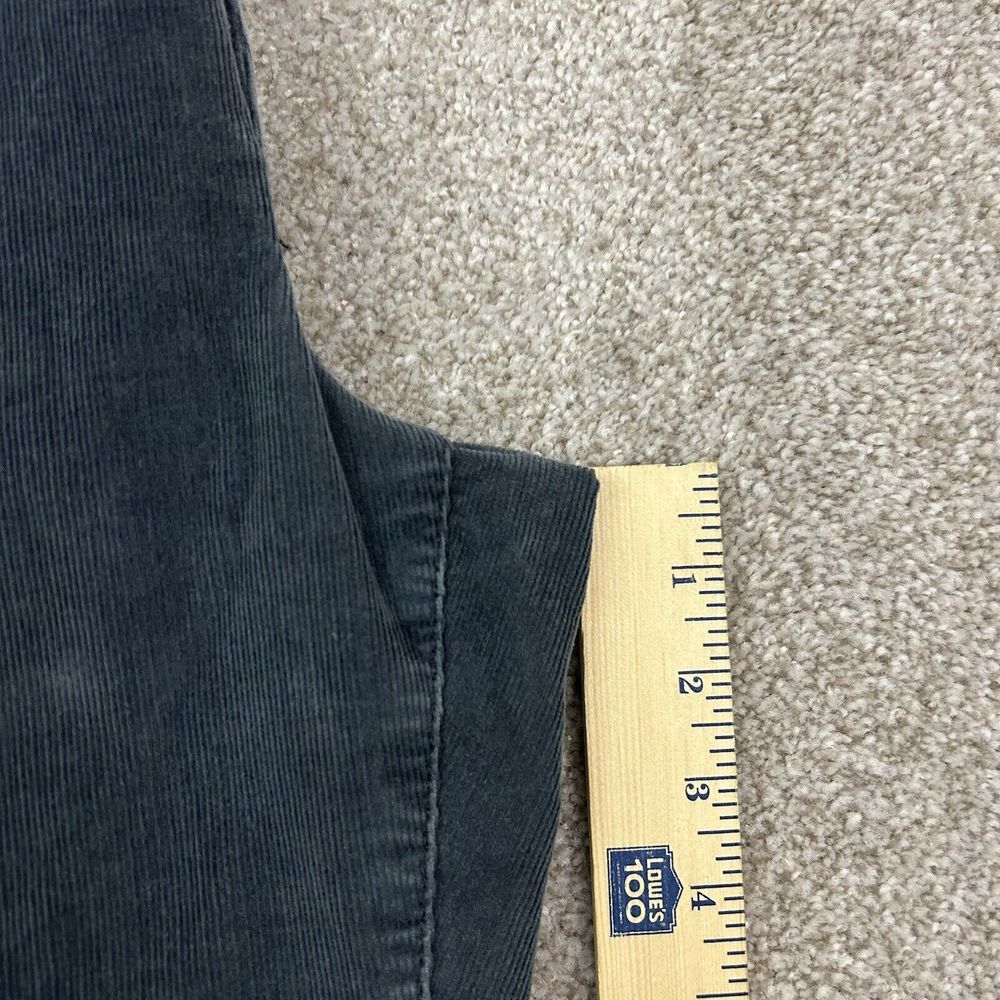 L.L Bean Corduroy Pants Women's‎ Size 10 Regular Straight Leg Favorite Fit Gray - Picture 8 of 10